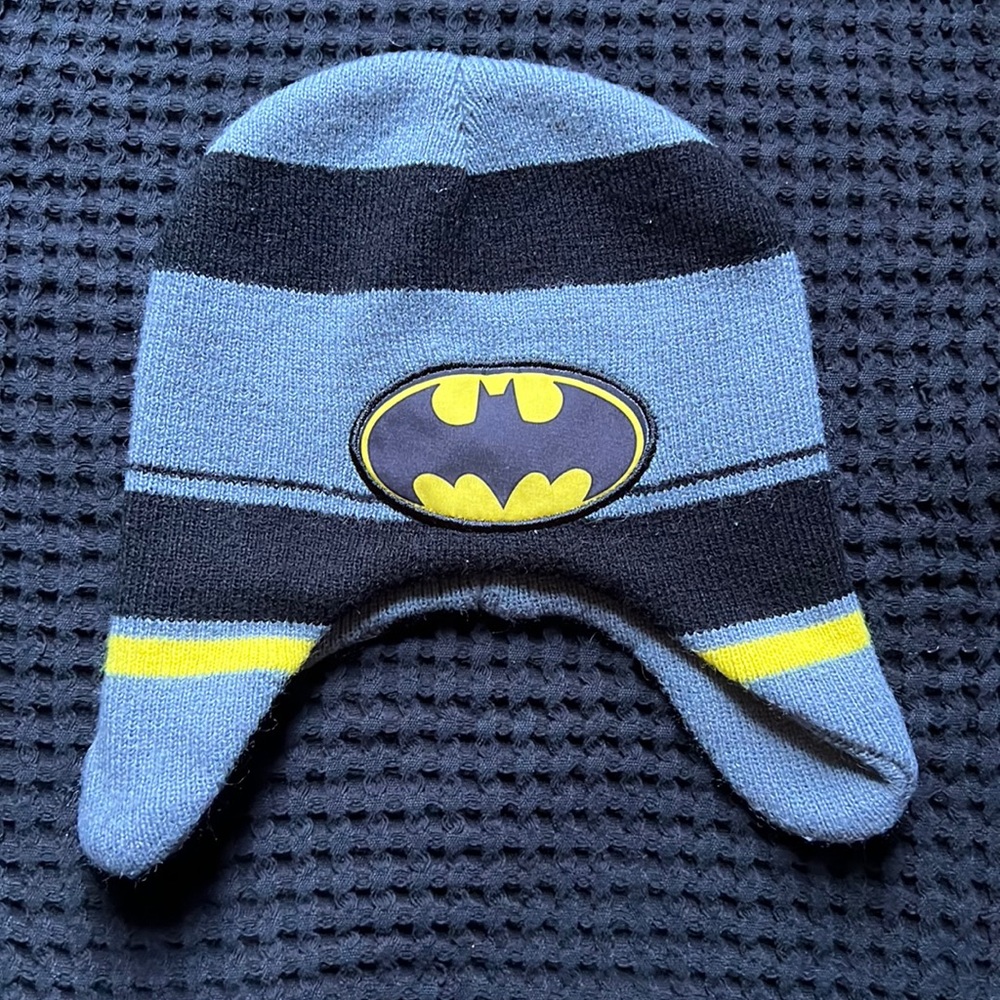 Batman OSFM Kid Boy Youth Toddler Warm Fleece Winter Beanie